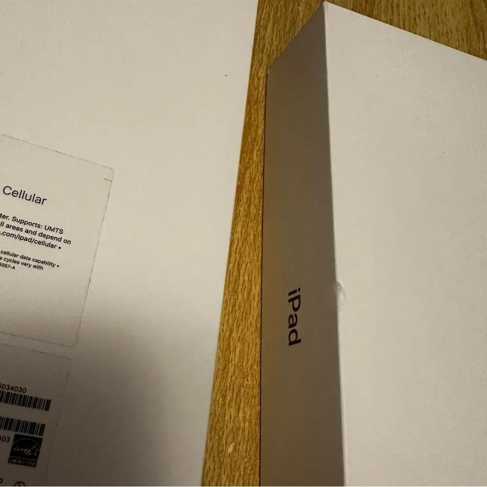 Ipad 9th‎ Generation Apple Silver Tablet EMPTY BOX only for Storage